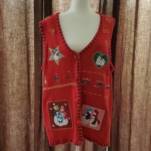 HOLIDAY EDITION WOMEN'S X MAS SWEATER SIZE IX